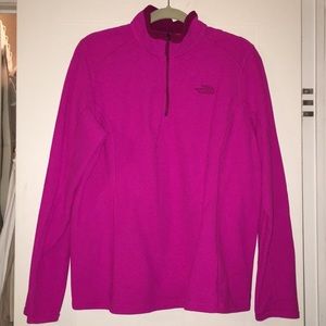North Face 1/4 zip fleece XL EUC